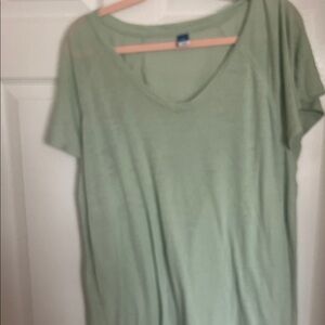 Old Navy Mint Green Short Sleeve Tee size M tall